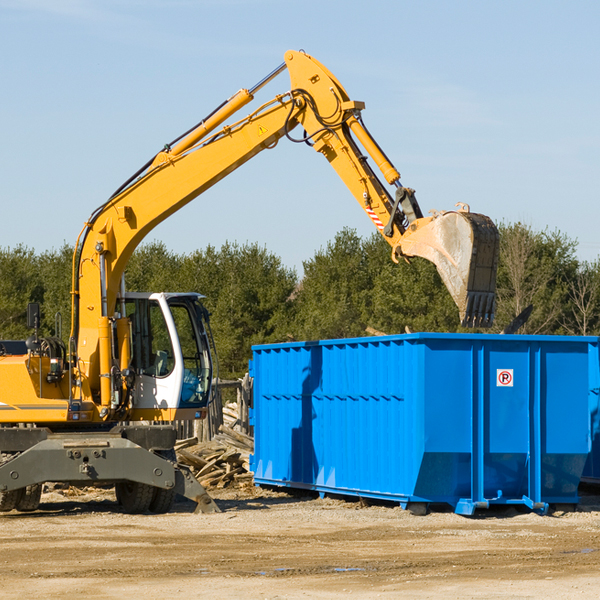 what are the rental fees for a residential dumpster in Combes